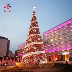 10m arbre de noël brillant arcs cordes lumières noël