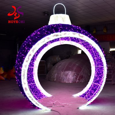 Grande boule illuminée 3D