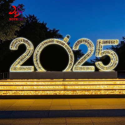 HOYECHI Noël et le Nouvel An Caractère Lights Decorative Lights Mall Square Lanterns Lanternes